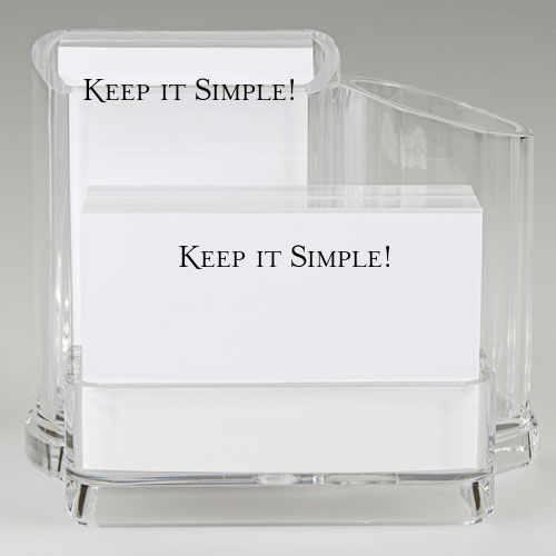 Tablet Desk Set with Acrylic Holder